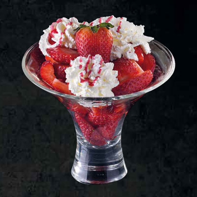 Coppa fragole e panna